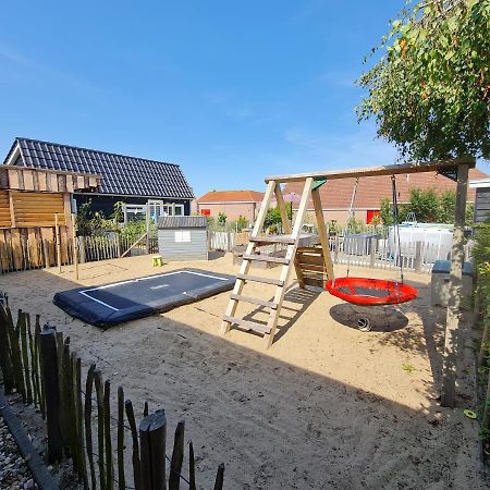 Wellness Chalet Met Jacuzzi, Sauna, Omheinde Tuin, Sint-Annaland Eksteriør bilde
