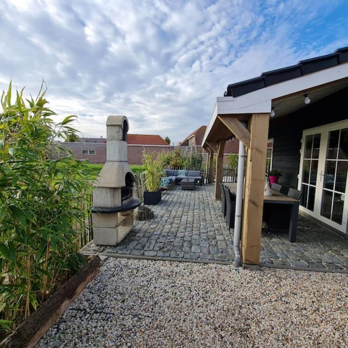 Wellness Chalet Met Jacuzzi, Sauna, Omheinde Tuin, Sint-Annaland Eksteriør bilde